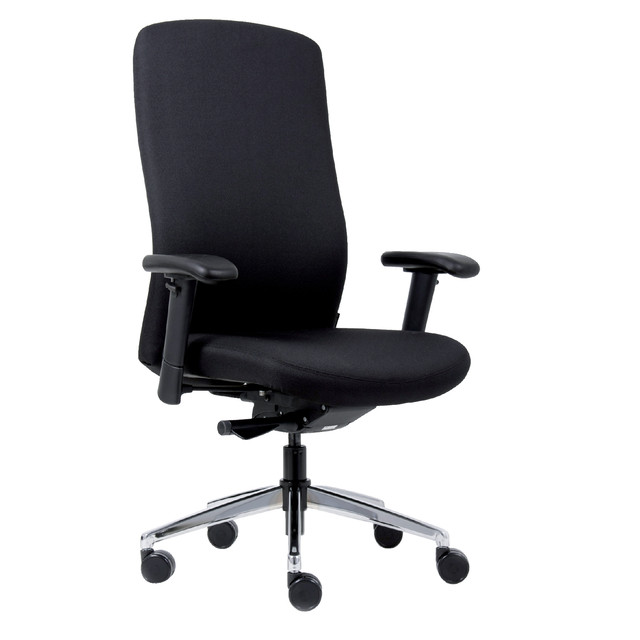 [03.HEA.001.P137] Bureaustoel Euroseats Heavy Duty zwart