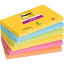 Memoblok Post-it 655 Super Sticky 76x127mm Carnval