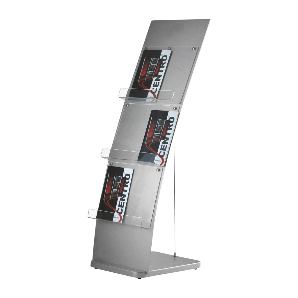 [350502] Folderstandaard OPUS 2 6x A4 gebogen wand