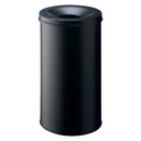 Papierbak vlamdover Durable 3307 01 rond 60l zw