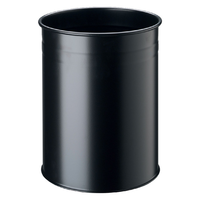 [330401] Papierbak Durable 3304 01 15 liter rond zwart