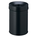 Papierbak vlamdover Durable 3325 01 15 liter zwart