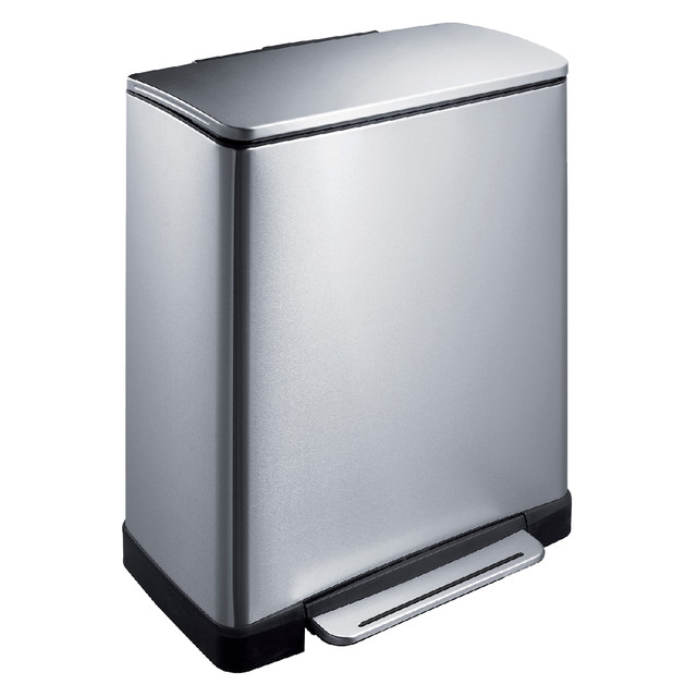 [8713631650231] Pedaalemmer EKO E-Cube 50 liter rvs
