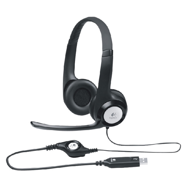 [981-000406] Headset Logitech H390 USB zwart