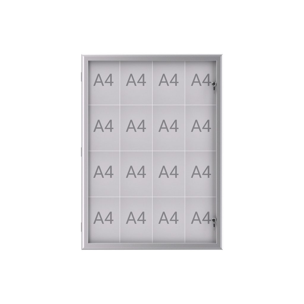 Buiten- binnenvitrine MAULexcite 16xA4 slot