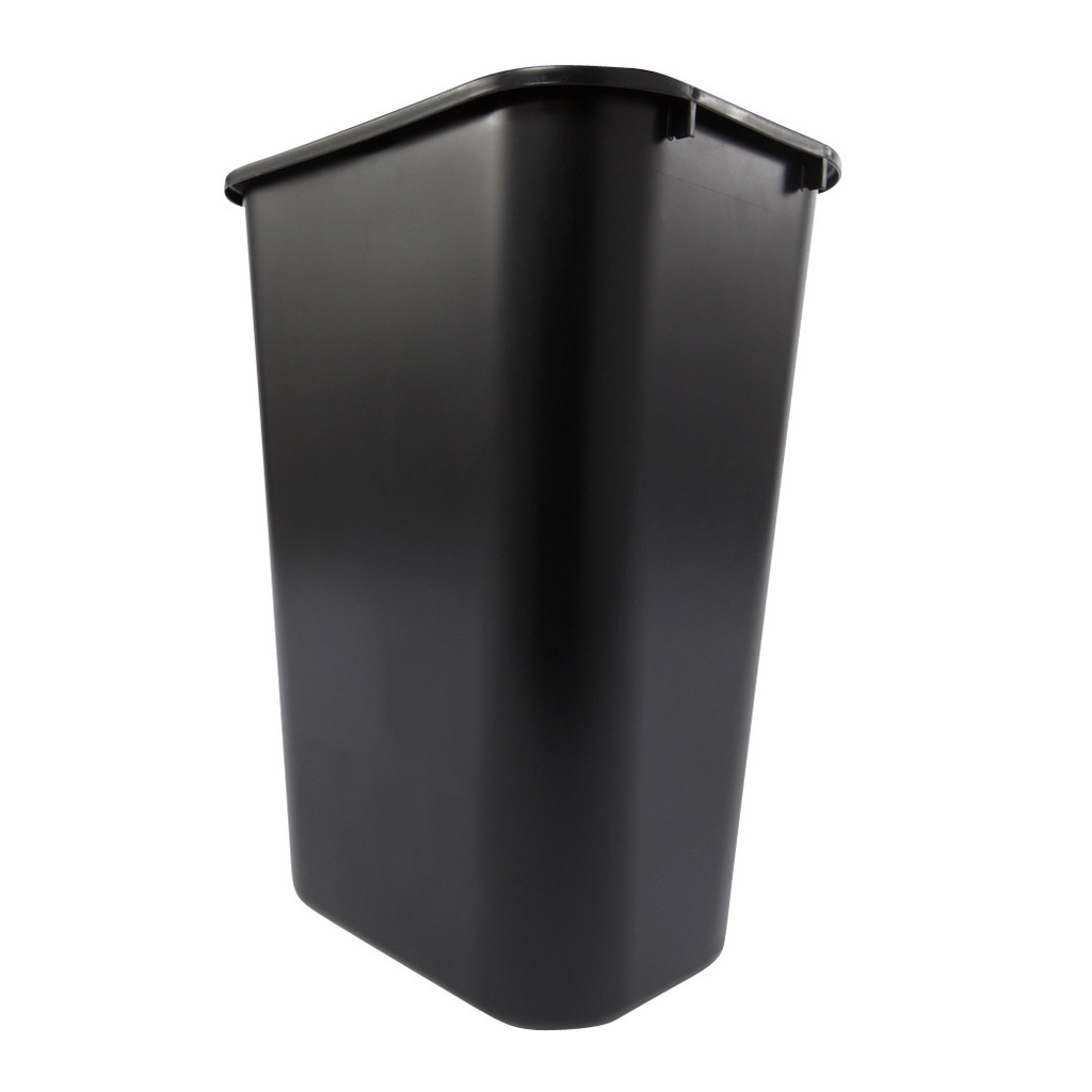 Afvalbak Rubbermaid groot 39 liter zwart