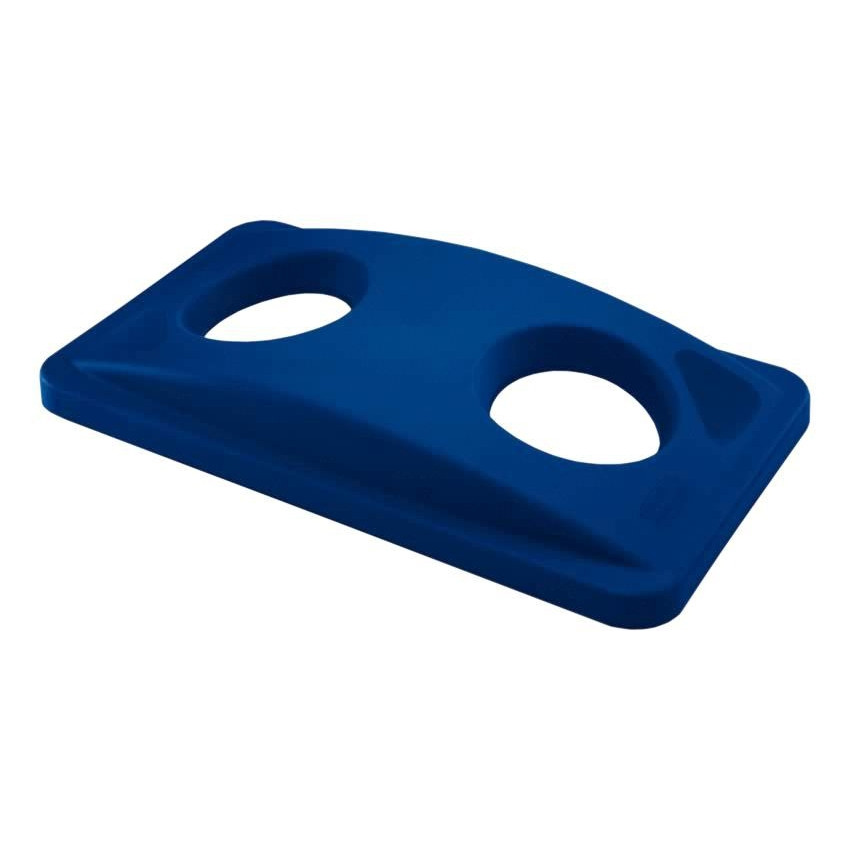 [FG269288BLUE] Deksel Rubbermaid Slim Jim VT fles en blikjes bl