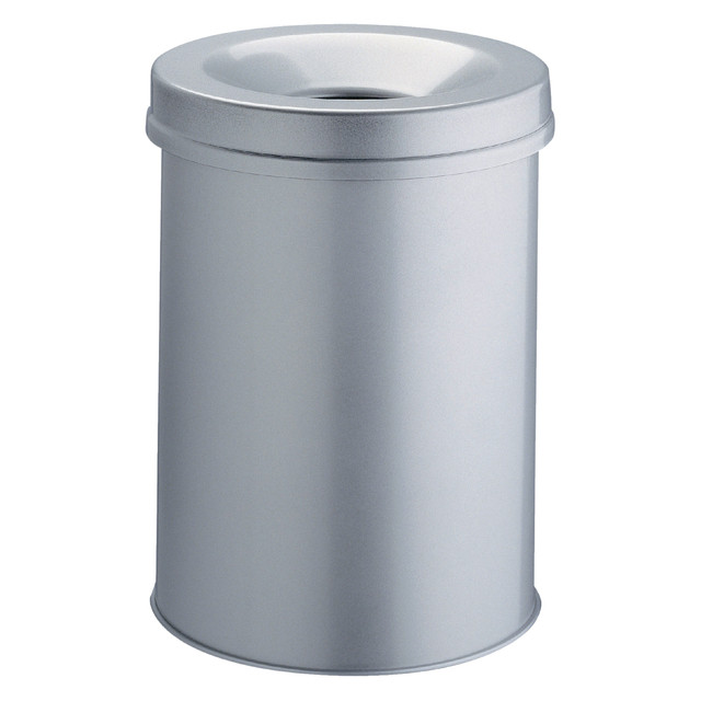 [8713631001200] Papierbak+vlamdover VepaBins 15l rnd 26cm grijs