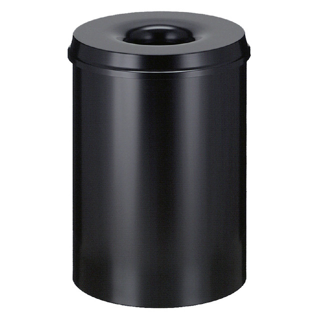 [8713631000876] Papierbak+vlamdover Vepabins 30liter 33.5cm zwart
