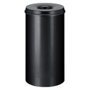 Papierbak vlamdover Vepabins 50 liter 335mm zwart