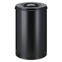 Papierbak vlamdover Vepabins 110liter zwart