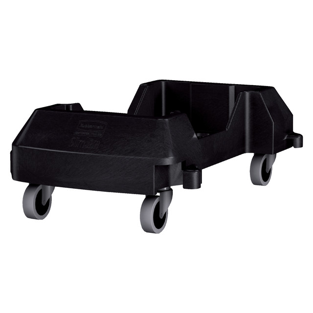 [1980602] Onderstel Rubbermaid Slim Jim zwart