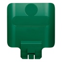 Paneel Rubbermaid Slim Jim RS voor label groen
