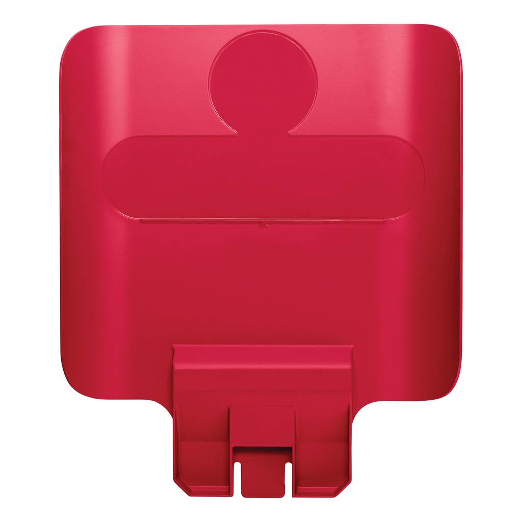 [2007905] Paneel Rubbermaid Slim Jim RS voor label rood