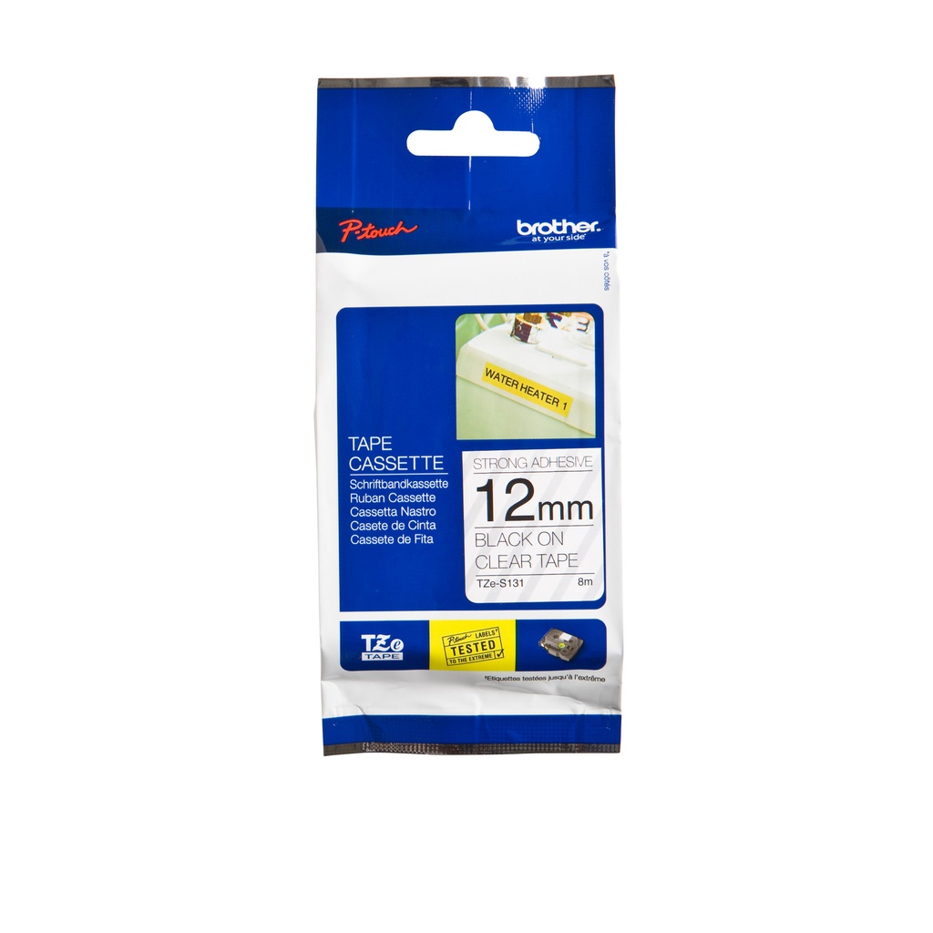 [TZES231] Labeltape Brother Ptouch TZeS231 12mm wit