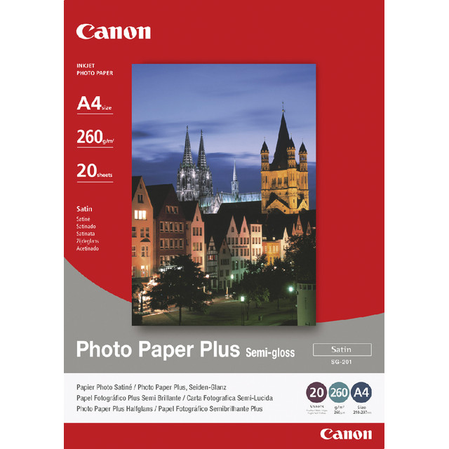 [1686B021] Fotopapier Canon SG-201 A4 260gr semi glans
