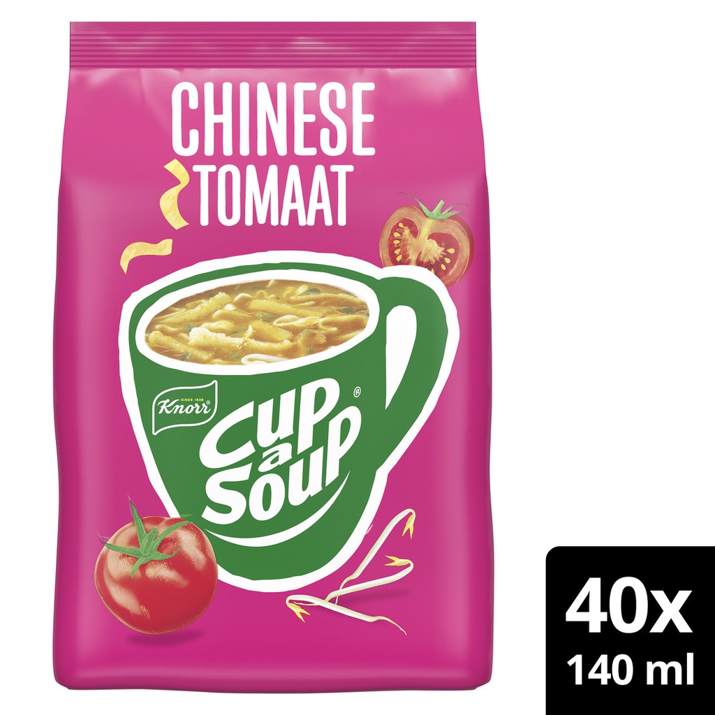 [65071550] Cup a Soup Knorr machinezak Chinese tomaat 140ml