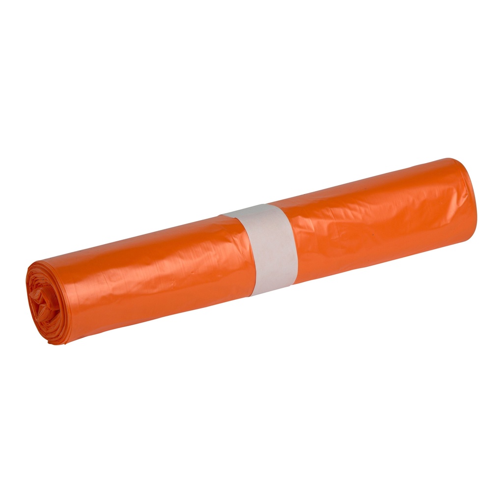 Afvalzak Propsac HDPE T23 58x100cm 70L oranje