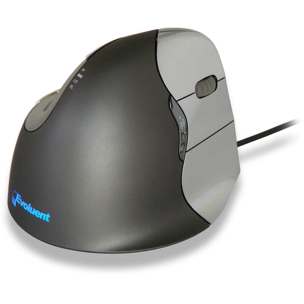 [BNEEVR4] BakkerElkhuizen Evoluent4 Right Hand Mouse Black BNEEVR4 BAK99400