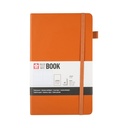 Notitieboek Sakura large lijn amber