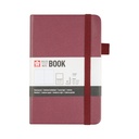 Notitieboek Sakura pocket lijn moerbei