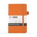 Notitieboek Sakura pocket lijn amber