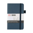 Notitieboek Sakura pocket lijn donker indigo