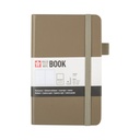 Notitieboek Sakura pocket lijn sintel