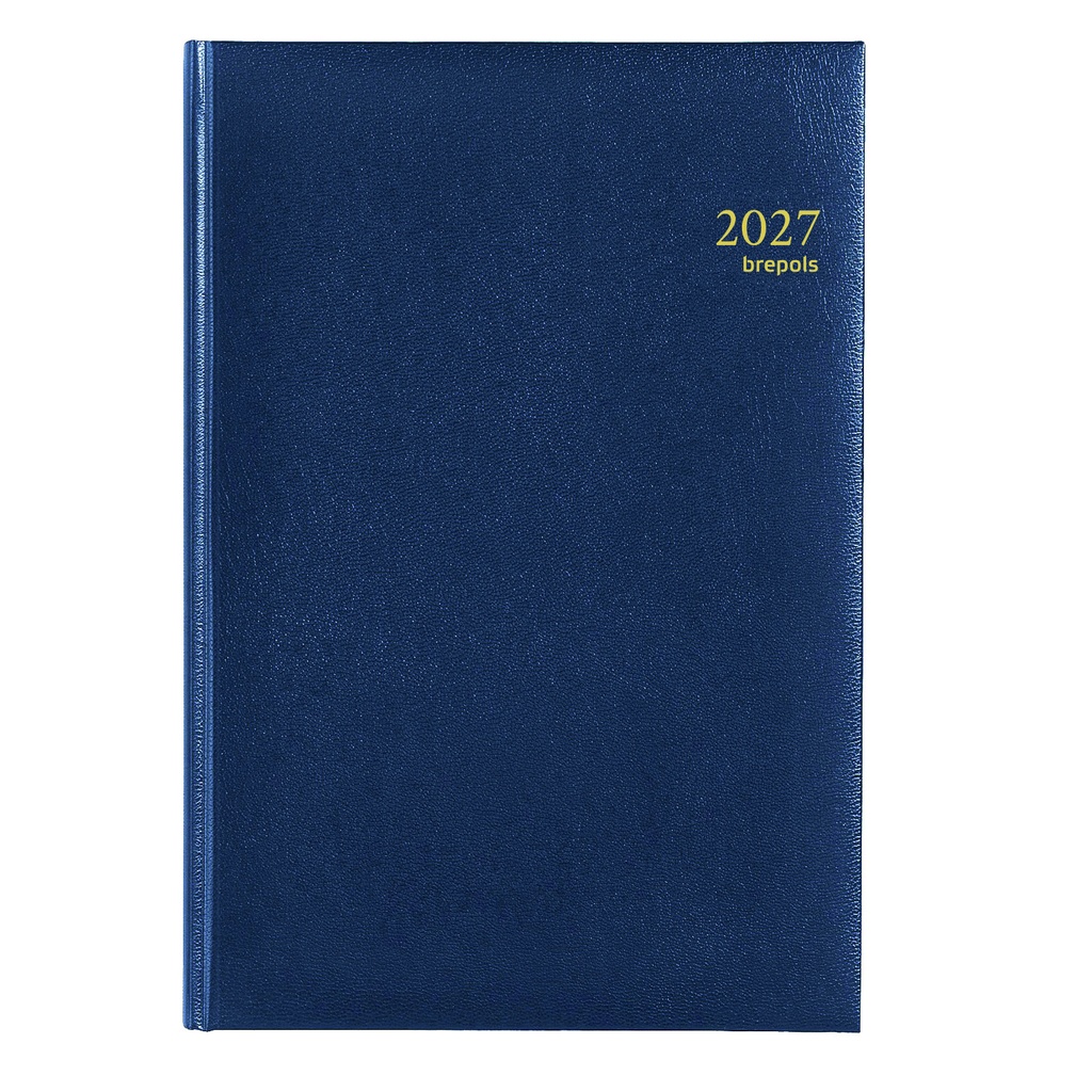 Agenda 2026 Brepols Omega Lima 7d/2p blauw