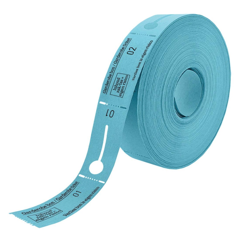 [206477] Garderobebon Combicraft nr 1 tm 500 blauw 500st