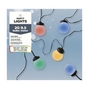 Partylight Lumineo led 20 bollen 950cm assorti