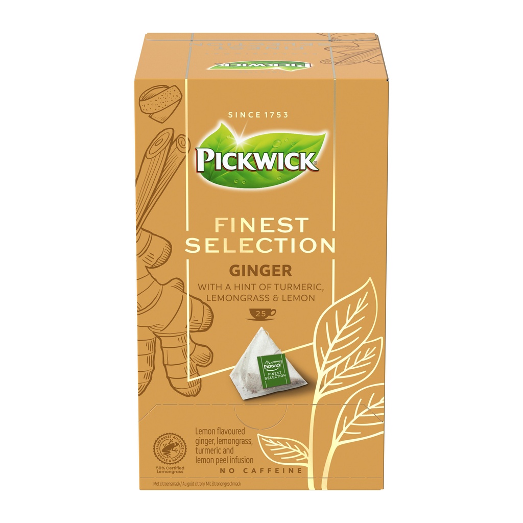 [4057228] Thee Pickwick Finest Selection ginger 25x2gr