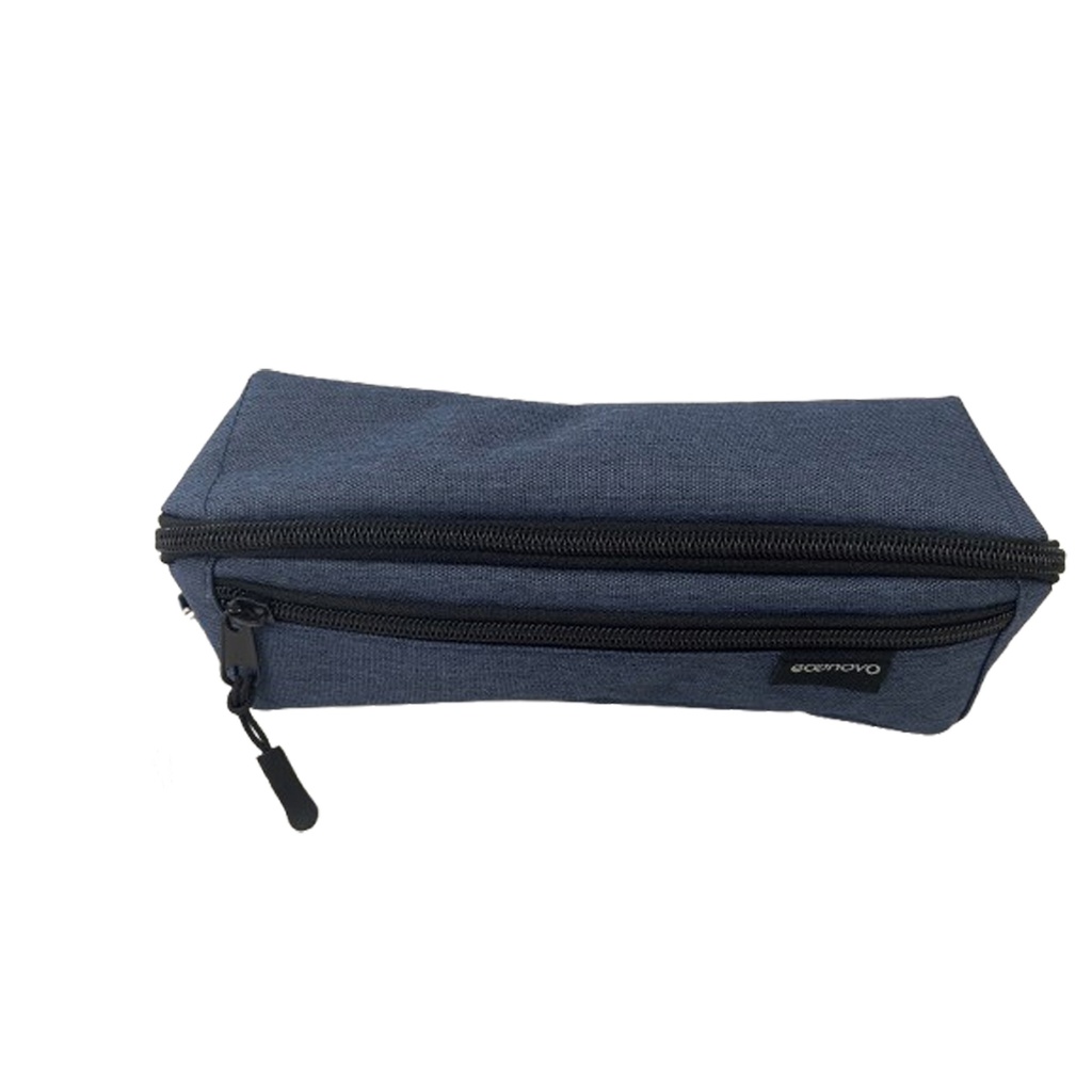 [EC878950] Pennenetui Econovo 2 ritsluitingen blauw