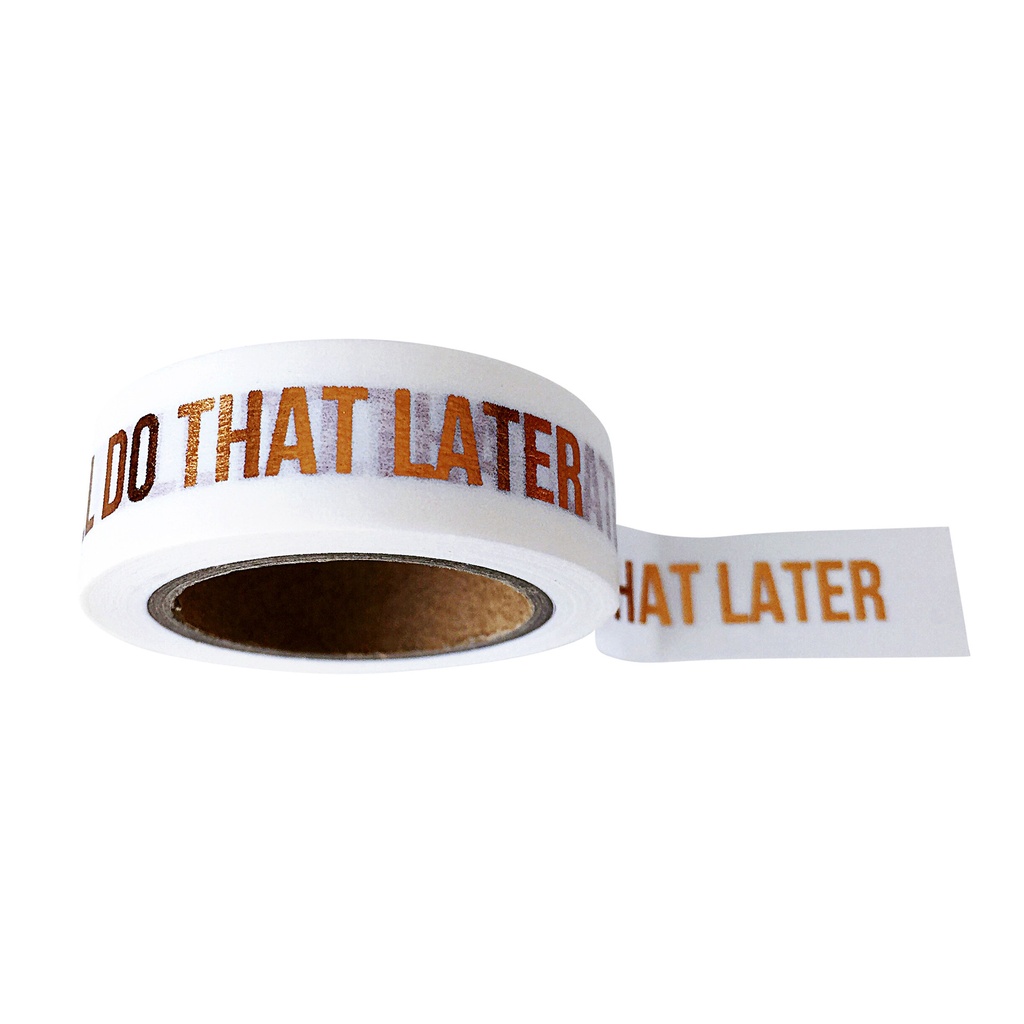 [CON290] TAPE WASHI IÛLL DO THAT LATER