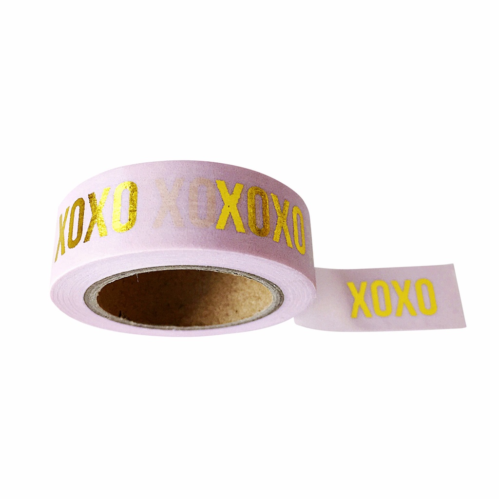 TAPE WASHI ROZE XOXO