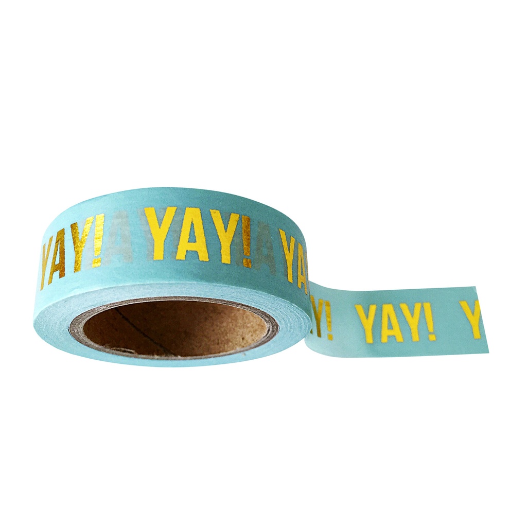 [CON292] TAPE WASHI MINT YAY