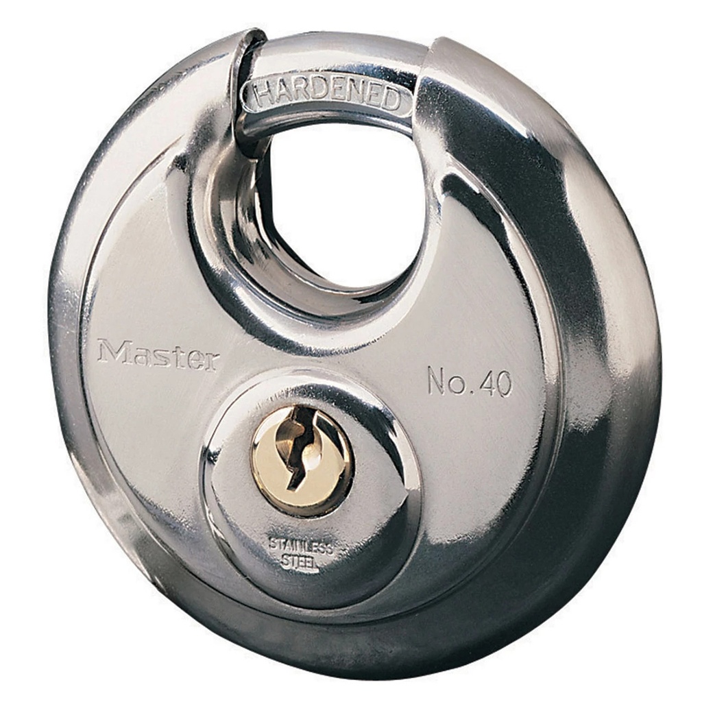 [40EURD] Hangslot MasterLock discus vrstkt beugel rvs 70mm
