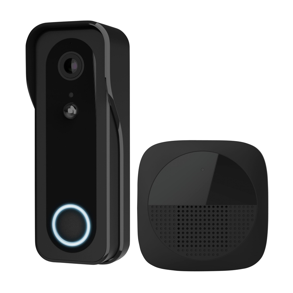 [71387] Deurbelcamera Trust DOORCAM-3000B Wi-Fi zwart