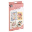 Diamondpainting Craft ID kaart 13x18cm 4 stuks