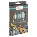 Acrylmarker Nassau Dual tip set à 6 kleuren