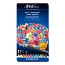 Aquarelpotlood Staedtler Mars Lumograph 12 kleuren