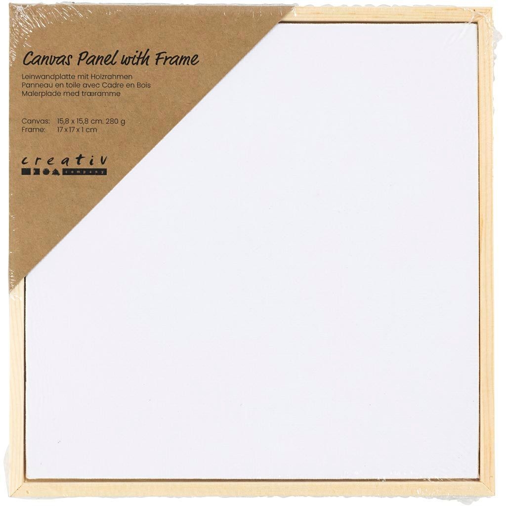 [2250700] Canvaspaneel Creativ Company 158x158mm wit