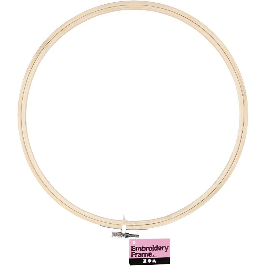 [41250] Borduurframe Creativ Company rond 25cm hout
