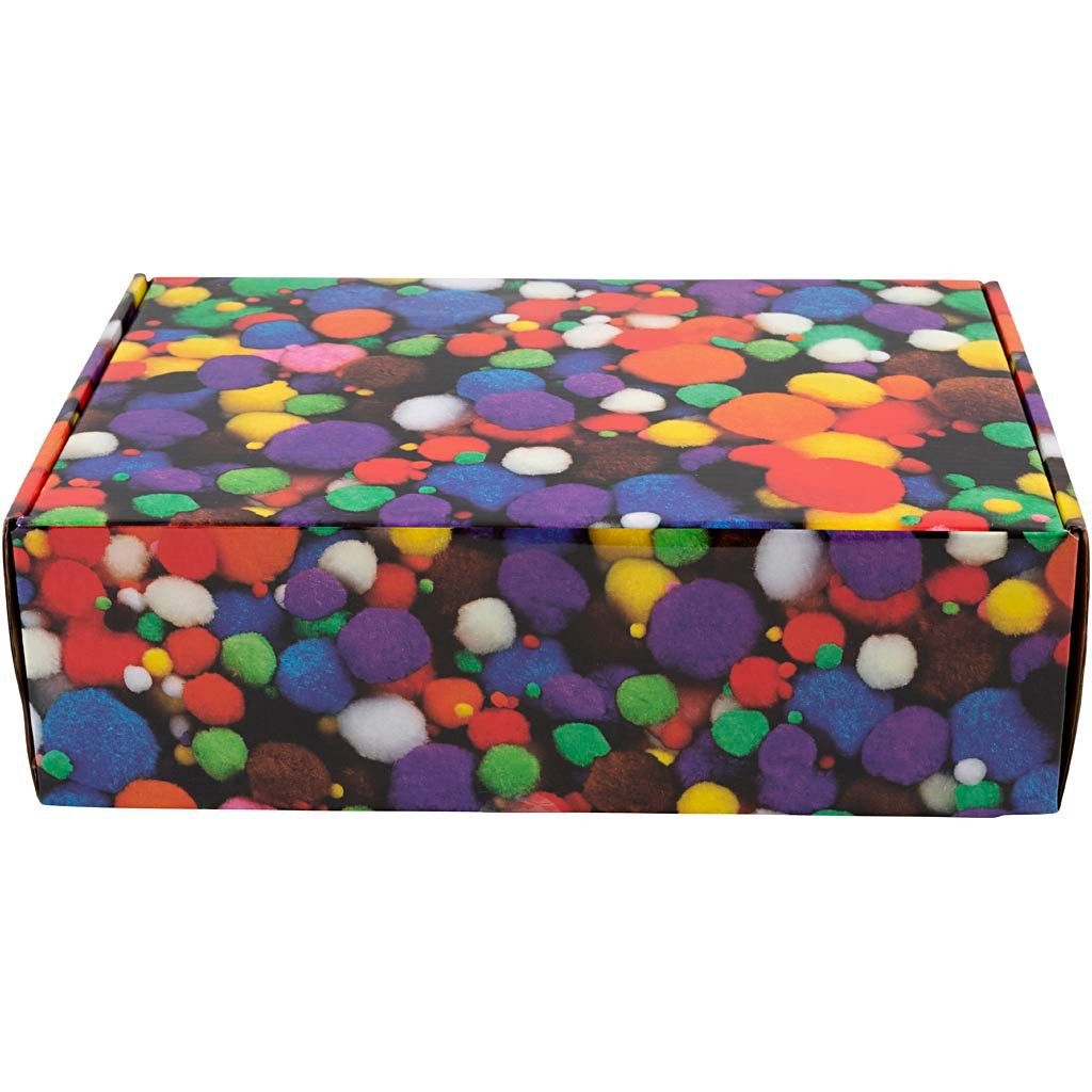 [51890] Pompons Creativ Company doos 720 stuks assorti