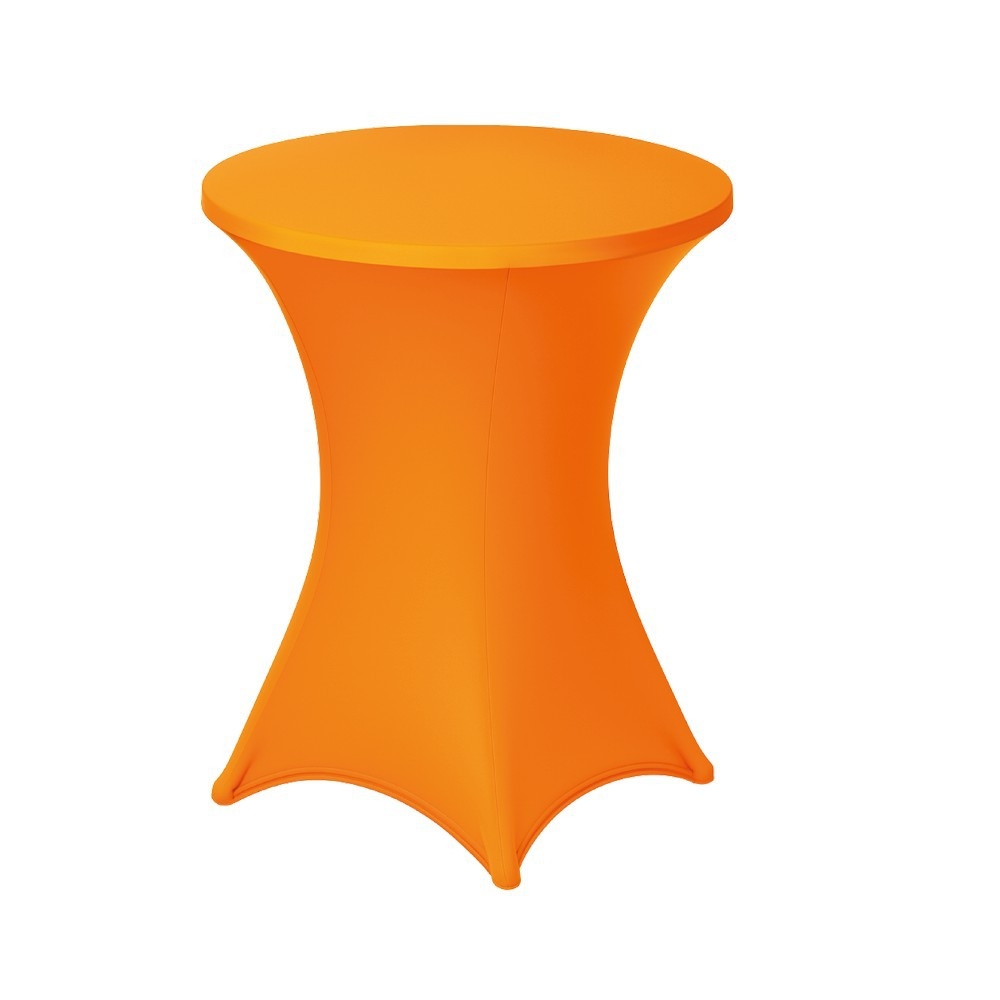 [8712616] Tafelrok BRASQ voor statafel 80cm oranje
