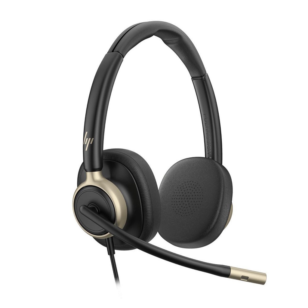 [C01FCAA] Headset HP Poly Mission 825 Stereo USB