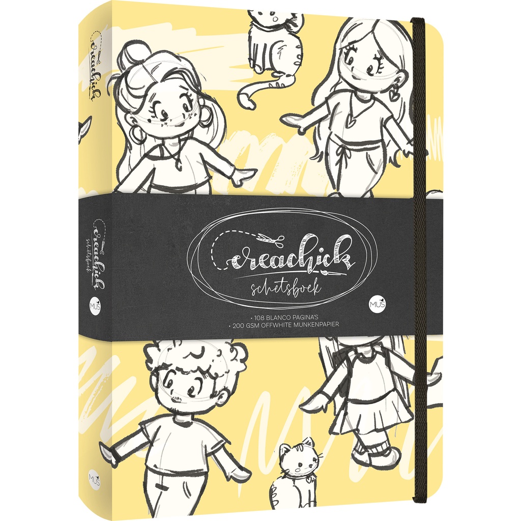 [30976] Schetsboek CreaChick Yellow