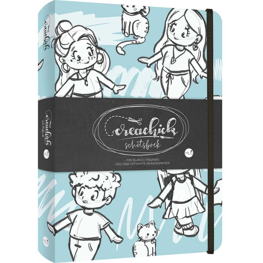[30969] Schetsboek CreaChick Blue
