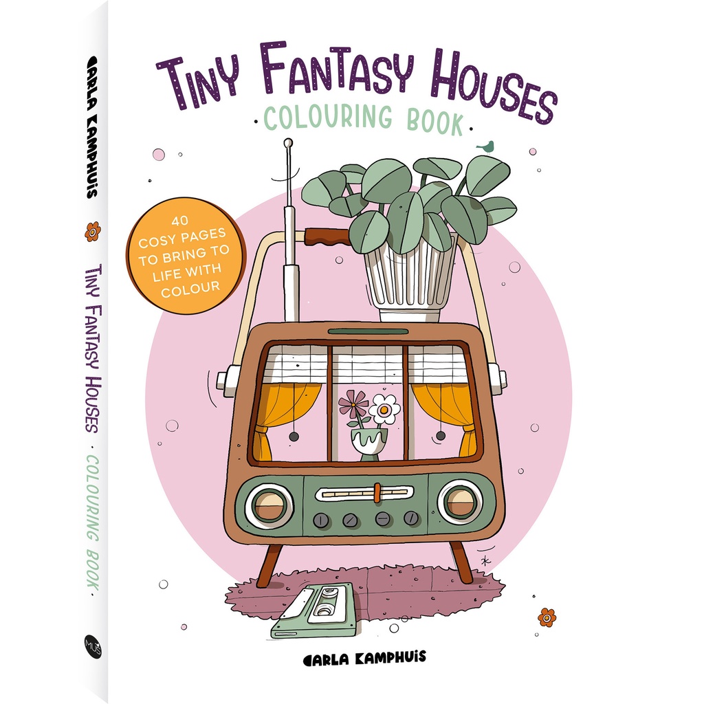 [31034] Kleurboek MUS Tiny Fantasy Houses