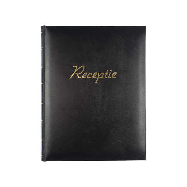 Receptiealbum Kangaro 26x21cm zwart